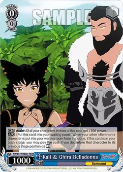 Kali & Ghira Belladonna 「RWBY/WXE01-46」「EN」