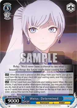 Weiss: Determined 「RWBY/WXE01-53」「EN」