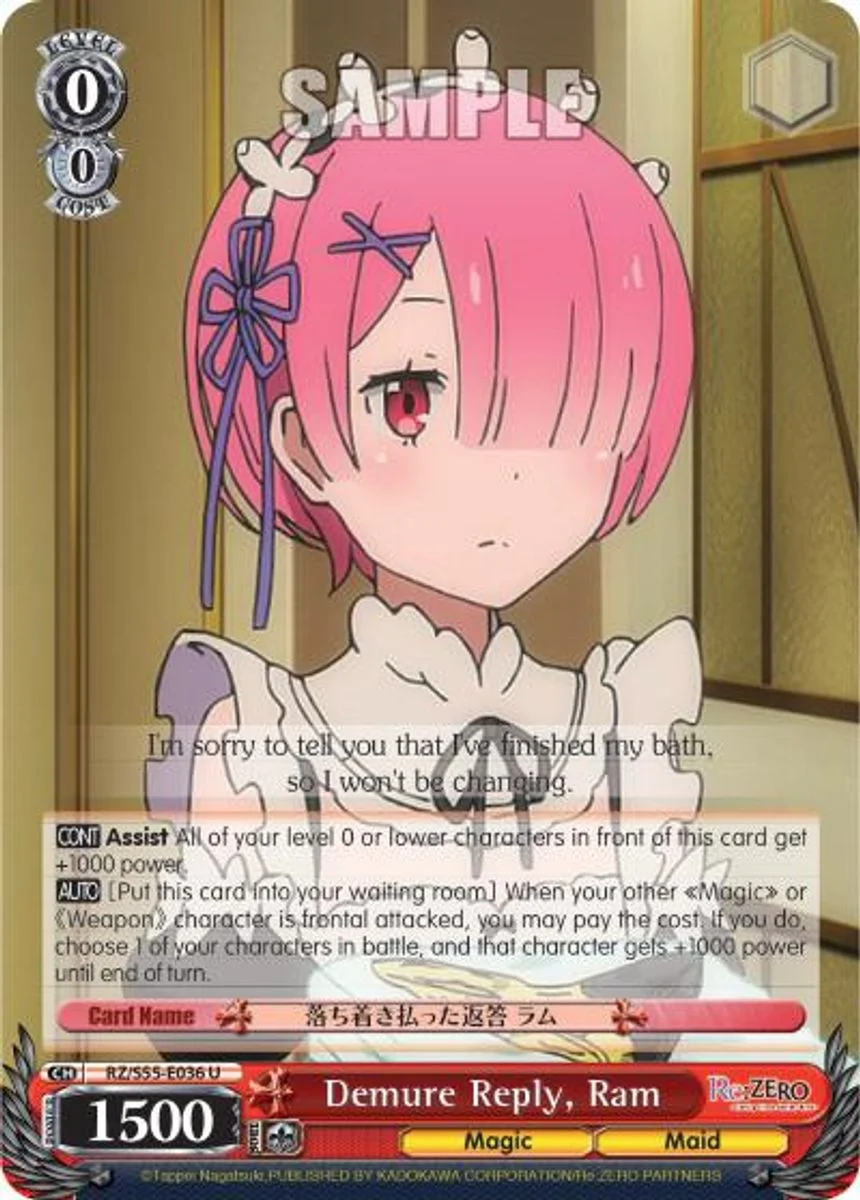 Demure Reply, Ram 「RZ/S55-E036」「EN」