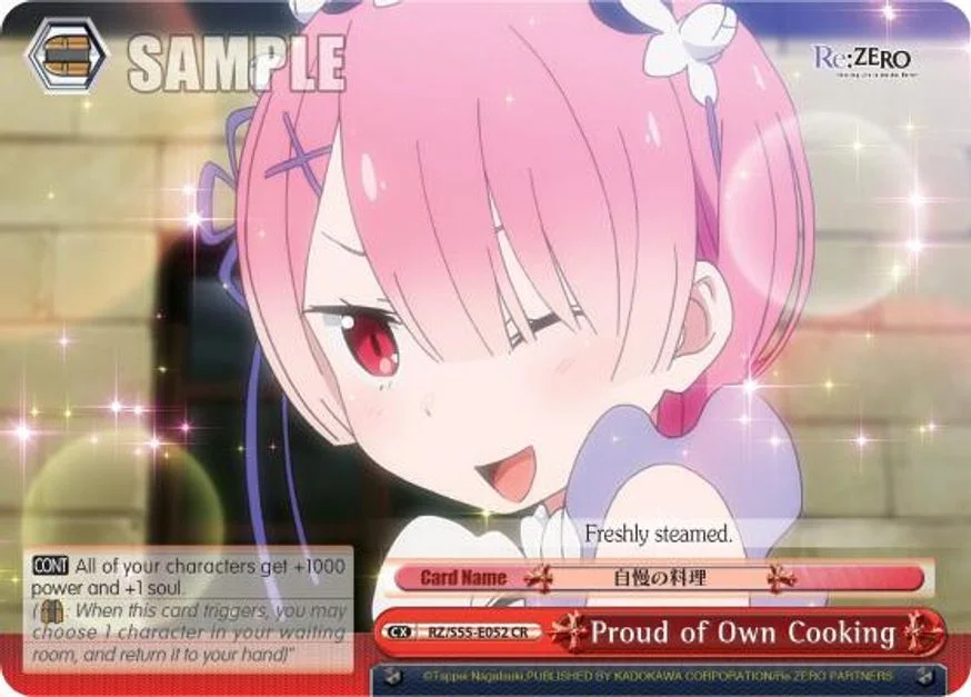 Proud of Own Cooking 「RZ/S55-E052」「EN」