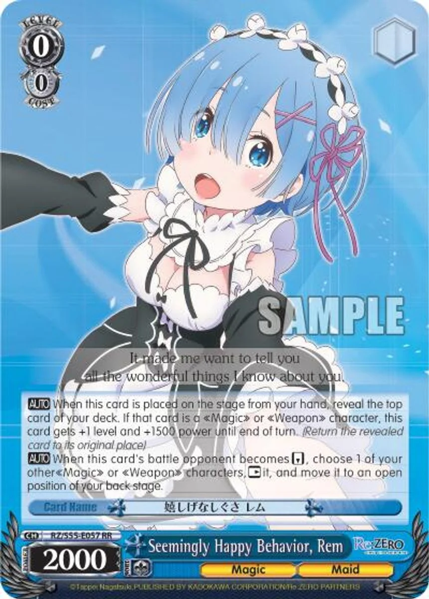 Seemingly Happy Behavior, Rem 「RZ/S55-E057」「EN」