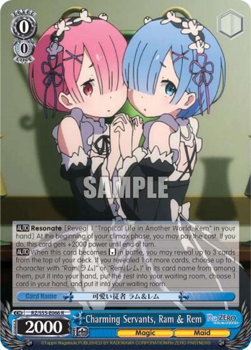 Charming Servants, Ram & Rem 「RZ/S55-E066」「EN」