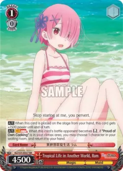 Tropical Life in Another World, Ram #RZ/S55-E027 · Weiss Schwarz