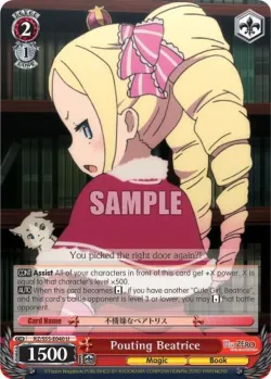 Pouting Beatrice #RZ/S55-E040 · Weiss Schwarz