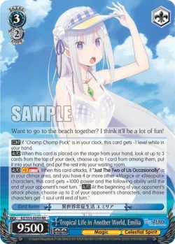 Tropical Life in Another World, Emilia 「RZ/S55-E059」「EN」