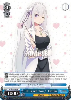 I'll Teach You♪ Emilia 「RZ/S55-E061」「EN」