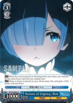 Posture of Urgency, Rem 「RZ/S55-E081」「EN」