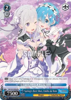 Spring's Best Shot, Emilia & Rem 「RZ/S55-PE04」「EN」