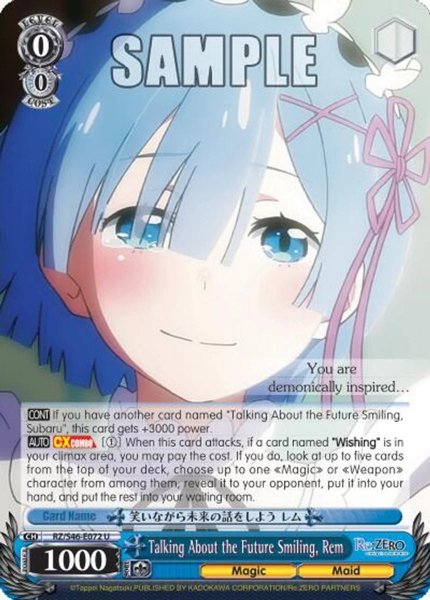 Talking About the Future Smiling, Rem 「RZ/S46-E072」「EN」