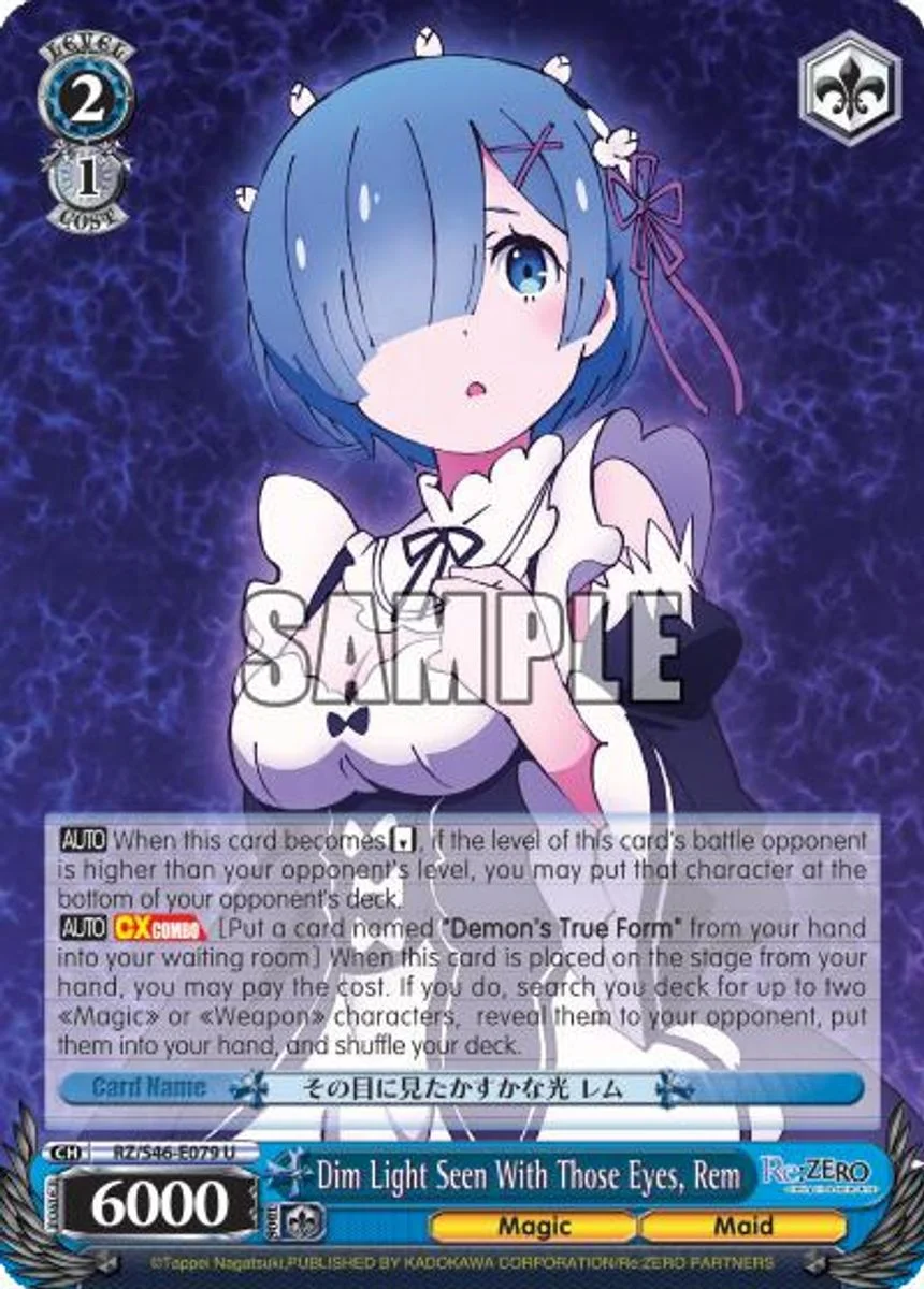 Dim Light Seen With Those Eyes, Rem 「RZ/S46-E079」「EN」