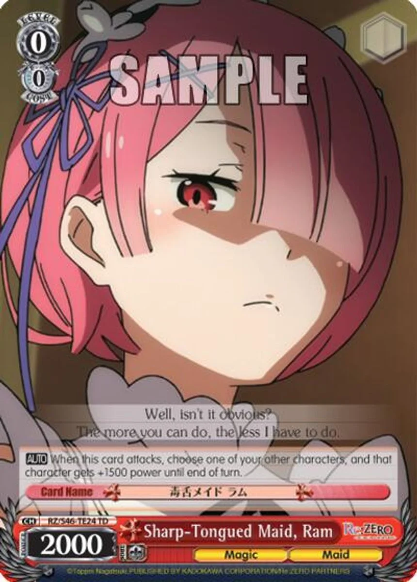 Sharp-Tongued Maid, Ram 「RZ/S46-TE24」「EN」
