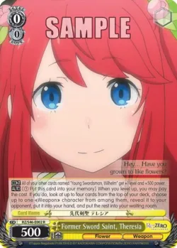 Former Sword Saint, Theresia #RZ/S46-E002 · Weiss Schwarz