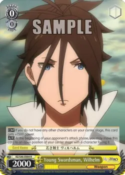 Young Swordsman, Wilhelm #RZ/S46-E004 · Weiss Schwarz
