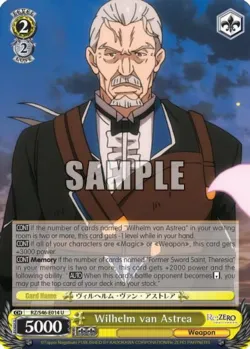 Wilhelm van Astrea #RZ/S46-E014 · Weiss Schwarz