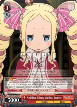Forbidden Library Warden, Beatrice #RZ/S46-E037 · Weiss Schwarz