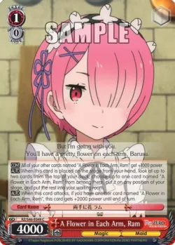 A Flower in Each Arm, Ram #RZ/S46-E049 · Weiss Schwarz