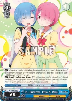 In Uniforms, Rem & Ram 「RZ/S46-E070」「EN」