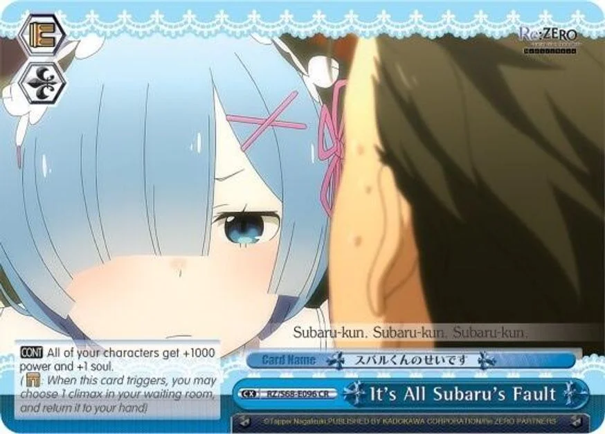 It's All Subaru's Fault 「RZ/S68-E096」「EN」