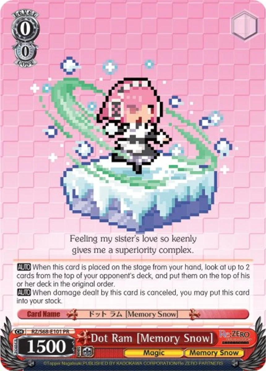 Dot Ram [Memory Snow] 「RZ/S68-E101」「EN」