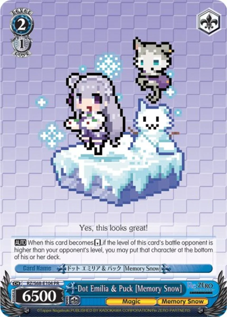 Dot Emilia & Puck [Memory Snow] 「RZ/S68-E104」「EN」
