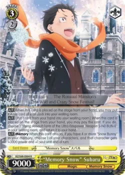 "Memory Snow" Subaru #RZ/S68-E004 · Weiss Schwarz
