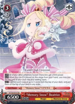 "Memory Snow" Beatrice #RZ/S68-E016 · Weiss Schwarz