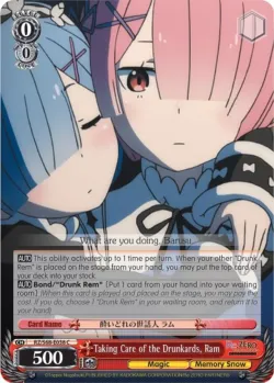 Taking Care of the Drunkards, Ram #RZ/S68-E038 · Weiss Schwarz