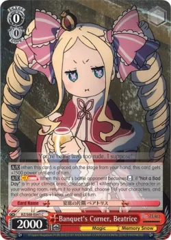 Banquet's Corner, Beatrice #RZ/S68-E041 · Weiss Schwarz