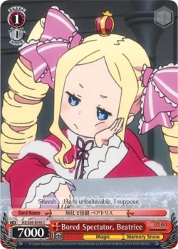 Bored Spectator, Beatrice #RZ/S68-E045 · Weiss Schwarz