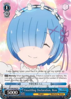 Unsettling Declaration, Rem 「RZ/S68-E063」「EN」