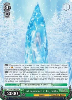 Girl Imprisoned in Ice, Emilia #RZ/SE35-E01 · Weiss Schwarz