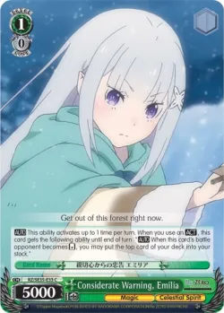 Considerate Warning, Emilia 「RZ/SE35-E33」「EN」