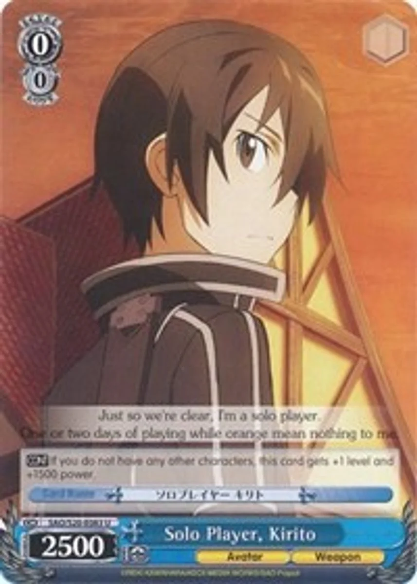 Solo Player, Kirito 「SAO/S20-E083」「EN」