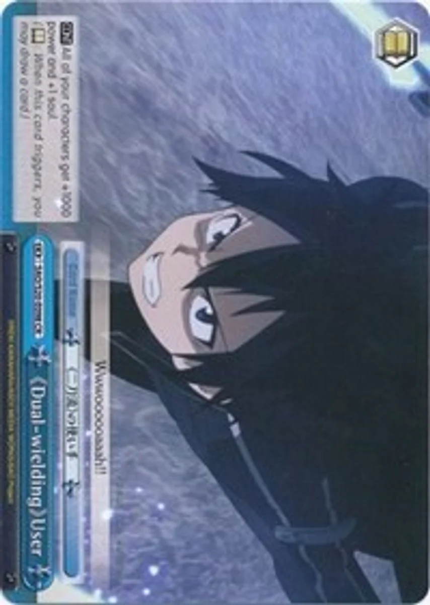 <<Dual-wielding>> User 「SAO/S20-E098」「EN」