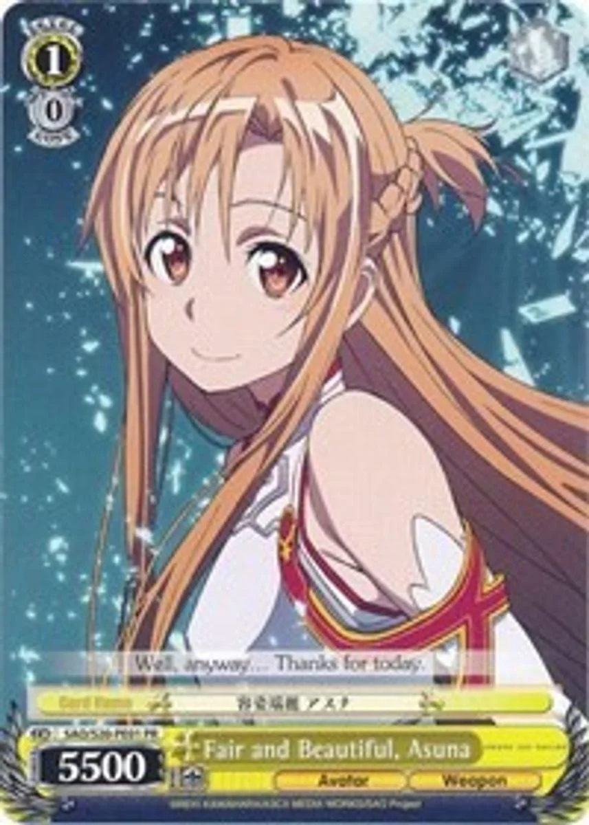 Fair and Beautiful, Asuna 「SAO/S20-PE01」「EN」