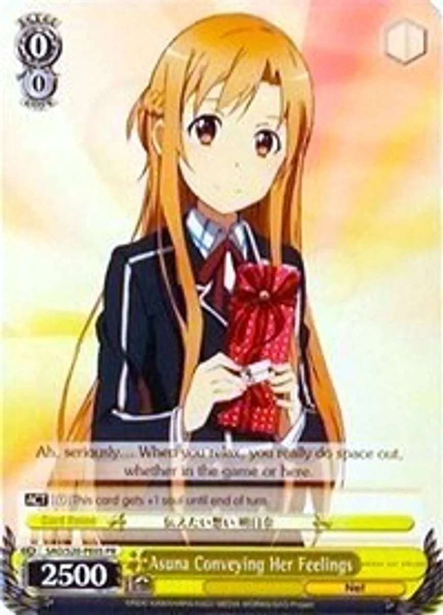 Asuna Conveying Her Feelings 「SAO/S20-PE05」「EN」