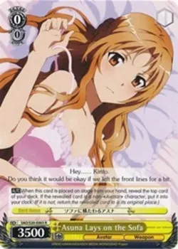 Asuna Lays on the Sofa #SAO/S20-E003 · Weiss Schwarz