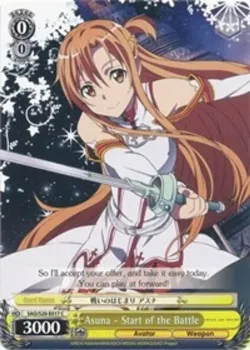 Asuna - Start of the Battle #SAO/S20-E017 · Weiss Schwarz