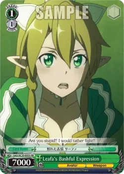 Leafa's Bashful Expression #SAO/S20-E035 · Weiss Schwarz
