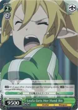 Leafa Gets Her Hand Bit #SAO/S20-E036 · Weiss Schwarz