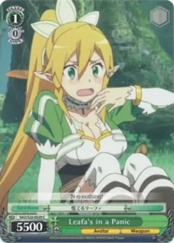 Leafa's in a Panic #SAO/S20-E039 · Weiss Schwarz