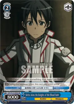 Kirito Joins the Knights of the Blood Oath 「SAO/S20-E094」「EN」