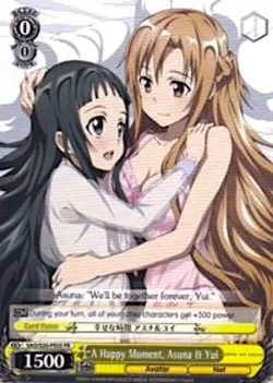 A Happy Moment, Asuna & Yui 「SAO/S20-PE03」「EN」