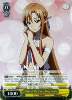 Bride of the Fairy King, Asuna #SAO/S26-E007 · Weiss Schwarz