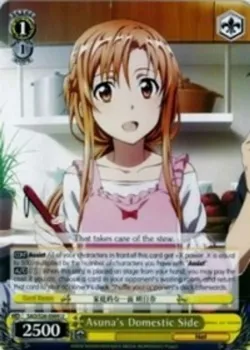 Asuna's Domestic Side #SAO/S26-E009 · Weiss Schwarz