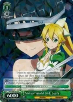 Virtual World Girl, Leafa #SAO/S26-E025 · Weiss Schwarz