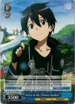 Kirito in the 《Flower Garden》 「SAO/S26-E073」「EN」
