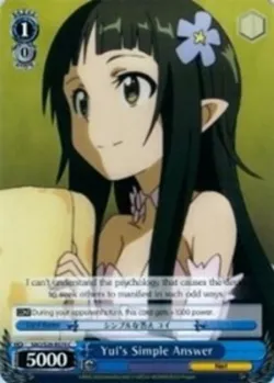 Yui's Simple Answer 「SAO/S26-E074」「EN」