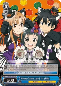 Halloween Costume, Asuna & Yui & Kirito 「SAO/S26-PE01」「EN」