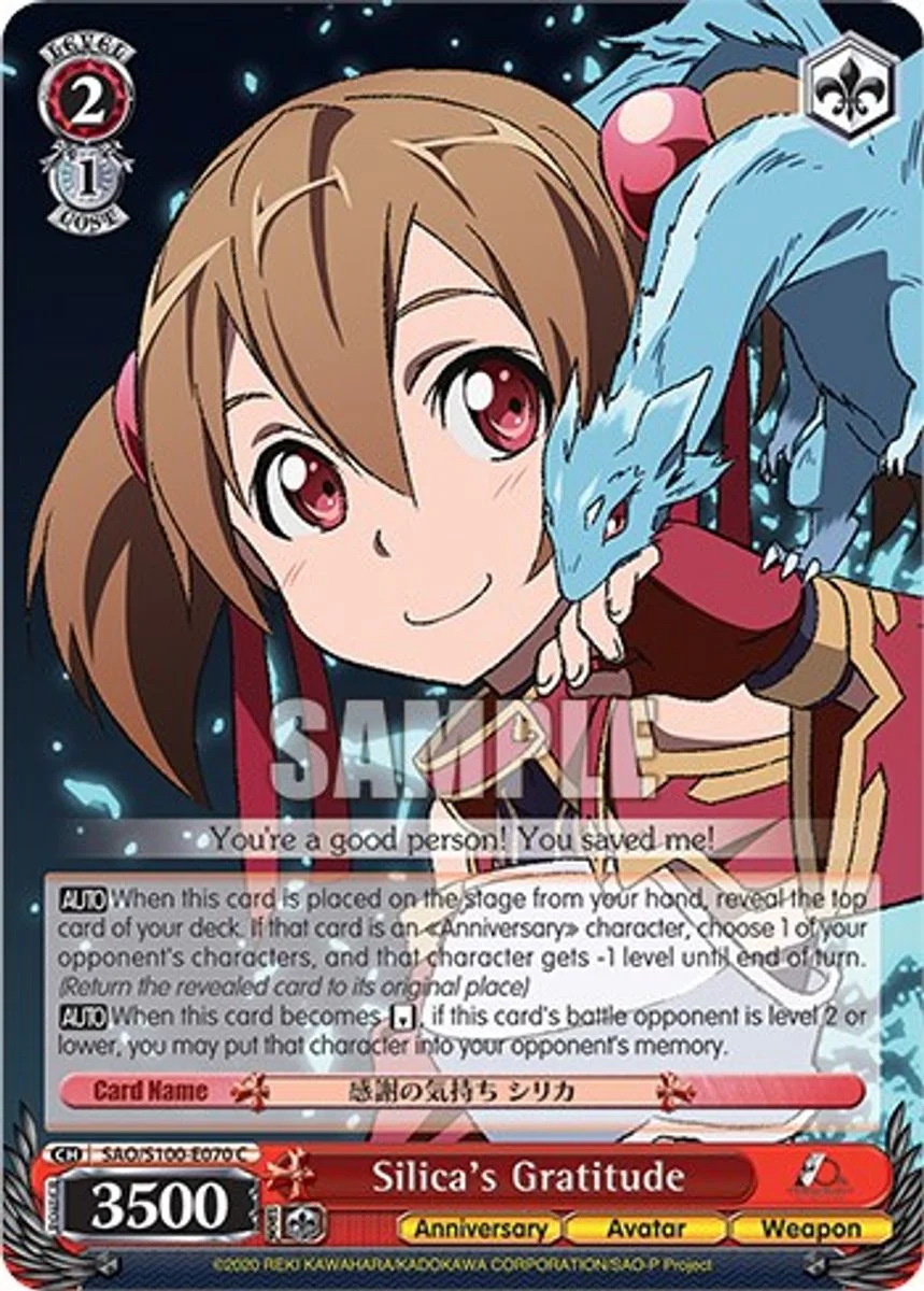 Silica's Gratitude 「SAO/S100-E070」「EN」